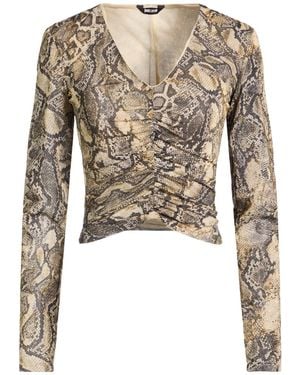 Just Cavalli Top Polyester, Polyamide, Elastane - Brown