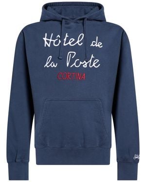 MC2 Saint Barth Après-Ski Collection Slate Sweatshirt Cotton - Blue