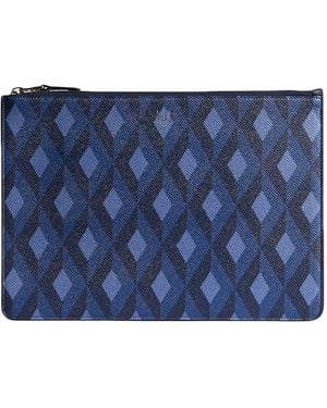 dunhill Pouch Soft Leather - Blue