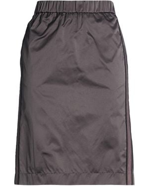 Luisa Cerano Midi Skirt Polyester - Gray