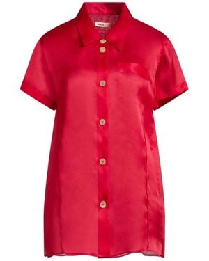KHAITE Shirt Silk - Red