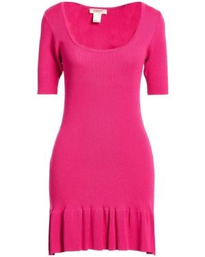 Kontatto Mini Dress Viscose, Acrylic, Elastane - Pink