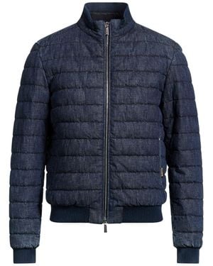 Moorer Puffer Cotton - Blue