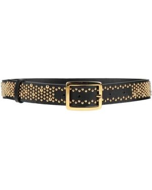 Alberta Ferretti Belt Leather - Black