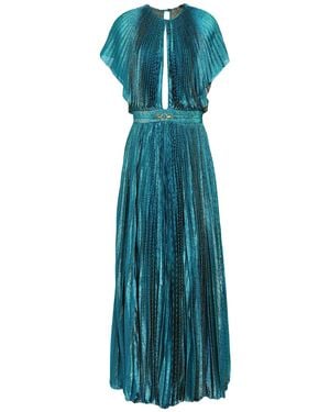 Just Cavalli Maxi Dress Polyester - Blue