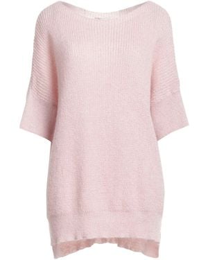 Motel Sweater Acrylic, Polyamide, Mohair Wool, Polyester - Pink