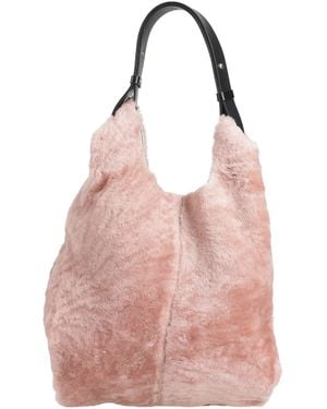 La Milanesa Handbag Shearling - Pink