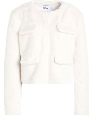 Self-Portrait Shearling & Teddy - White