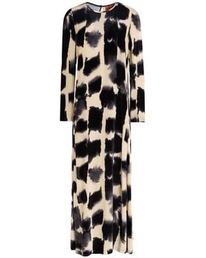 Colville Maxi Dress Viscose, Silk - White