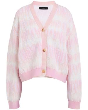 Amiri Cardigan Cotton, Polyester, Cashmere - Pink