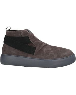 Pànchic Charcoal Sneakers Leather - Gray