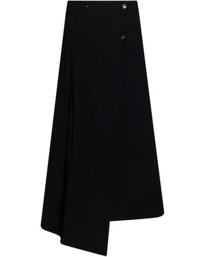 White Sand Maxi Skirt - Black