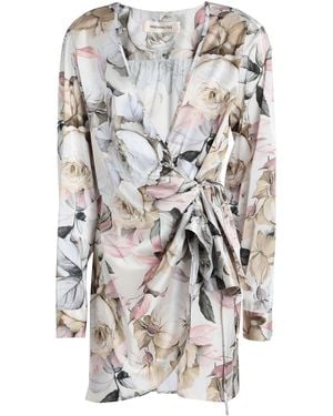 Nineminutes Mini Dress Polyester, Elastane - White