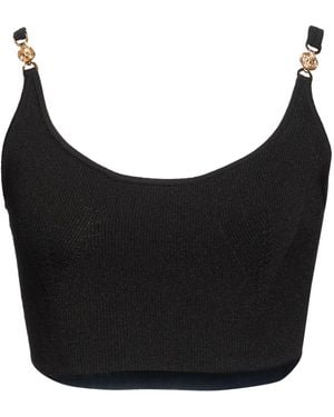 Versace Top Viscose, Polyester - Black