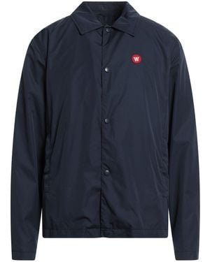 DOUBLE A by WOOD WOOD Overcoat & Trench Coat - Blue