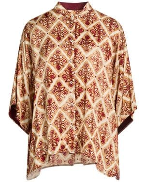 Ottod'Ame Sand Shirt Viscose, Acetate, Silk - Natural