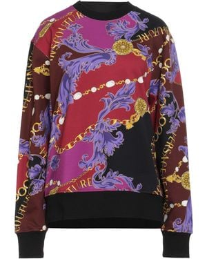 Versace Jeans Couture Dark Sweatshirt Cotton - Red