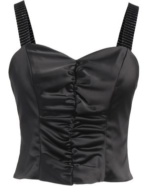 Hanita Top Polyester, Elastane - Black