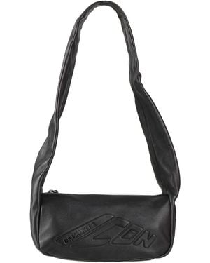 DSquared² Icon -- Shoulder Bag Cow Leather - Black