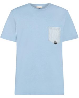 Roy Rogers Sky T-Shirt Cotton - Blue