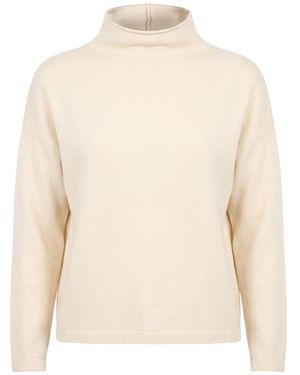 Gentry Portofino Ivory Sweater Virgin Wool, Cashmere - Natural