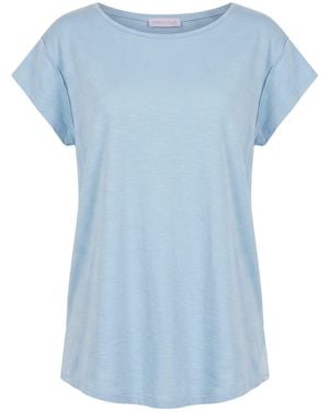 Mandala T-Shirt Cotton, Modal - Blue