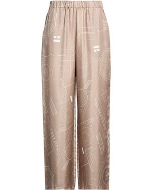 Max Mara Leisure Pants Silk - Natural