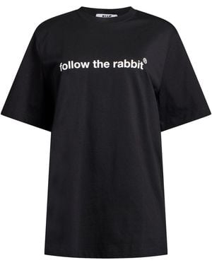 MSGM T-Shirt Cotton - Black