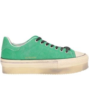 HIDNANDER Trainers Textile Fibres, Synthetic Material - Green