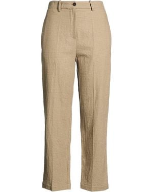 Alysi Crème Military Trousers Virgin Wool - Natural