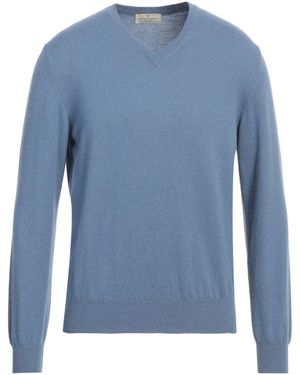Bruno Manetti Pastel Sweater Cashmere - Blue