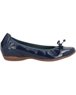 Wonders Ballet Flats Leather - Blue