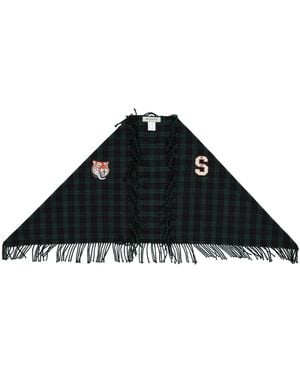 Shirtaporter Scarf Wool, Polyester, Polyamide, Acrylic - Black