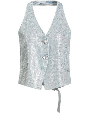 Liu Jo Better Denim Top Cotton - Blue