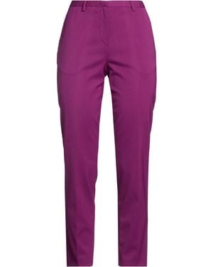 Lardini Mauve Trousers Polyester, Wool, Eco Polyester - Purple