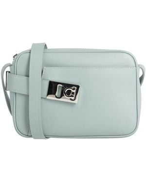Ferragamo Sky Cross-Body Bag Calfskin - Grey