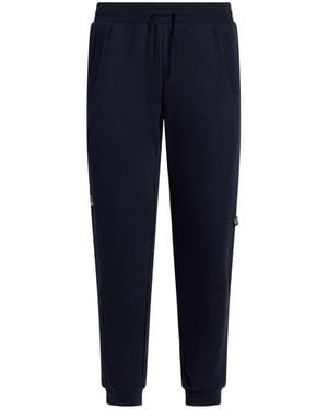 EA7 Trousers Cotton, Polyester, Elastane - Blue