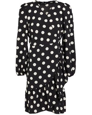 VANESSA SCOTT Mini Dress Rayon, Nylon - Black