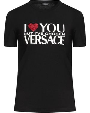 Versace I You But. T-Shirt - Black