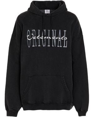 Vetements Sweat-Shirt - Noir