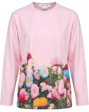 Comme des Garçons T-Shirt Polyester - Pink