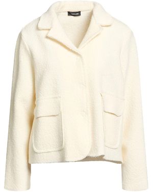 Anneclaire Ivory Jacket Wool, Polyamide, Elastane - Natural