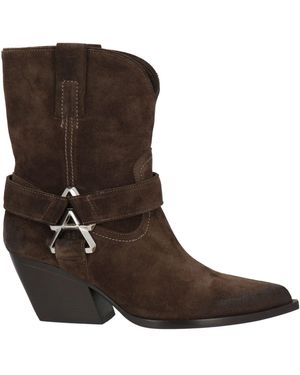 Elena Iachi Ankle Boots Leather - Brown