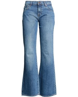 7 For All Mankind Jeans Cotton, Elastane - Blue