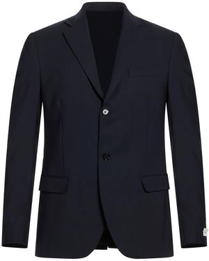 BE ABLE Midnight Blazer Virgin Wool, Elastane - Blue