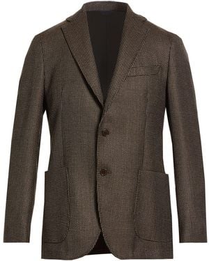 Tombolini Dark Blazer Virgin Wool - Brown
