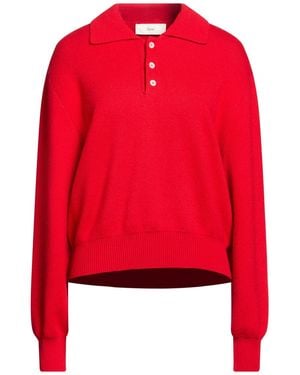 DUNST Jumper Wool, Rayon, Nylon, Cashmere - Red