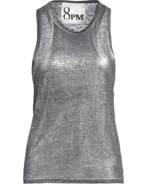 8pm Tank Top Linen - Grey