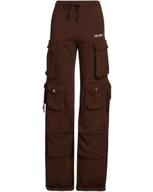 The Attico Pants Cotton - Brown