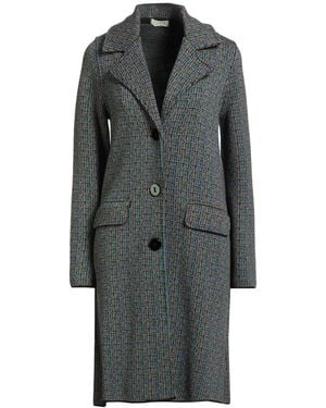 Siyu Overcoat & Trench Coat Merino Wool - Gray
